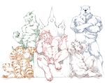  abs anthro balls barefoot bear biceps big_muscles bovine cattle chair circumcised clothing crossed_arms crouching digital_drawing_(artwork) digital_media_(artwork) dragon facial_piercing feline flaccid flexing front_view group hands_behind_head horn humanoid_penis king kourney lion loincloth mammal musclegut muscular nipples nose_piercing nose_ring nude pecs penis piercing pubes reclining royalty scalie side_view sitting standing throne tiger topless uncut wine_glass 