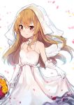  aisaka_taiga bada_(jksh5056) cleavage dress skirt_lift toradora! wedding_dress 