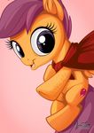  2016 cute equine female feral friendship_is_magic mammal my_little_pony mysticalpha pegasus scootaloo_(mlp) solo wings 