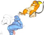  anthro anthrofied balls barefoot butt circumcised grin half-erect hands_behind_head humanoid_penis leaning leaning_forward leaning_on_elbow looking_at_viewer looking_back lying male mammal multiple_images nintendo nude on_back on_one_leg penis perineum plantigrade pok&eacute;mon raichu reptile rodent scalie seyrmo shell-less signature solo turtle uncut video_games wartortle 