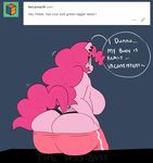  anthro big_breasts big_butt breasts butt earth_pony english_text equine female friendship_is_magic horse huge_breasts hugtastic_pinkie_pie mammal my_little_pony pinkie_pie_(mlp) pony solo somescrub text 