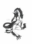  breasts female looking_at_viewer nude open_mouth raesheris sergal solo tongue tongue_out 