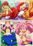  age_difference amy_rose anthro archie_comics balls bbmbbf bed blue_eyes blue_fur blush breasts brown_fur canine chibi_rose_(character) chipmunk clitoris clothing comic cowgirl_position digital_media_(artwork) dreadlocks echidna female female_on_top footwear fur gloves green_eyes group hair half-closed_eyes happy happy_sex hedgehog hi_res imminent_orgasm knuckles_the_echidna long_hair lying male male/female mammal moan mobian_(species) mobius_unleashed monotreme nipple_fondling nipples nude on_back on_top one_eye_closed open_mouth palcomix penetration penis pigtails pink_fur pink_hair purple_eyes pussy red_fur red_hair rodent sailor_moon_(series) sally_acorn sally_moon_(character) sex sex_face shoes size_difference small_breasts smile sonic_(series) sonic_the_hedgehog spread_legs spreading tan_fur text tongue vaginal young 