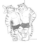  disney feline male male/male mammal stripper_tiger_(zootopia) tiger zootopia 