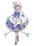  blue_eyes full_body hat highres letty_whiterock purple_hair short_hair solo touhou transparent_background windart 