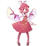  animal_ears bad_id bad_pixiv_id bow bowtie brown_dress dress full_body hat highres holding kanene_nono long_sleeves mary_janes microphone music mystia_lorelei open_mouth pantyhose pink_eyes pink_hair purple_legwear ribbon shoes short_hair singing solo standing touhou transparent_background wings 