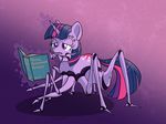  2014 arachnid arthropod book cutie_mark equine female friendship_is_magic horn hybrid mammal multi_limb multiple_eyes multiple_legs my_little_pony solo spider tehflah twilight_sparkle_(mlp) unicorn 