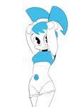  clothing female fridge_(artist) jenny_wakeman machine my_life_as_a_teenage_robot panties pussy robot underwear 