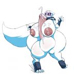  alopex arctic_fox areola balls big_balls big_breasts breasts canine cum cumshot erect_nipples female fox fur huge_balls huge_breasts hyper hyper_penis intersex mammal mr.pink nipples nude orgasm penis solo strikeanywhere teenage_mutant_ninja_turtles wide_hips 