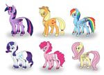  2015 9de-light6 applejack_(mlp) blonde_hair blue_eyes blue_feathers blue_fur blue_hair cowboy_hat cutie_mark earth_pony equine feathers female feral fluttershy_(mlp) friendship_is_magic fur green_eyes group hair hat hi_res horn horse mammal multicolored_hair multicolored_tail my_little_pony orange_fur pegasus pink_fur pink_hair pinkie_pie_(mlp) pony purple_eyes purple_fur purple_hair rainbow_dash_(mlp) rainbow_fur rainbow_hair rainbow_tail rarity_(mlp) simple_background smile twilight_sparkle_(mlp) two_tone_hair unicorn white_background white_fur winged_unicorn wings yellow_fur 