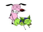  animated butt cartoon_network courage_the_cowardly_dog cum penis pussy sex shirley_the_medium 