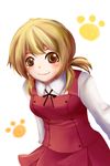  bad_id bad_pixiv_id blonde_hair hidamari_sketch highres miyako nanana_(maoko) school_uniform short_hair solo 