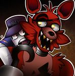  animatronic blood canine five_nights_at_freddy&#039;s fox foxy_(fnaf) glowing glowing_eyes hook human machine male mammal mike_schmidt robot the-star-hunter video_games 