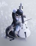  2016 black_hair cello cutie_mark ear_warmers equine eyeshadow female friendship_is_magic hair horse looking_at_viewer makeup mammal musical_instrument my_little_pony octavia_(mlp) pony scarf solo tuyla 