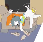  bottomless box box_desk canine cat clothing dildo dog feline female kamperkiller_(artist) mammal masturbation peek pussy pussy_juice sex_toy shirt sleeping stalking tem&#039;s_ale tem&#039;s_shop temmie_(undertale) undertale vibrator video_games voyeur 