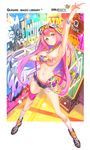  breasts hat large_breasts long_hair no_bra pop_kyun qurare_magic_library solo 