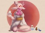  clothing drunk female hylotl japanese_clothing kimono lily-coral solo starbound video_games 