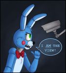  2015 animatronic camera five_nights_at_freddy&#039;s five_nights_at_freddy&#039;s_2 machine male robot toasterdraws_(artist) toy_bonnie_(fnaf) video_games 