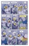  anthro anti_dev armpits avian ayden_(brogulls) bailey_(brogulls) bird blush brothers bulge clothing comic duo erection erection_under_clothes incest male male/male muscular seagull sibling underwear 