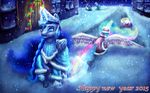  2014 9de-light6 blonde_hair blue_eyes blue_feathers blue_fur blue_hair christmas christmas_lights clothing coat crown ded_moroz derpy_hooves_(mlp) doctor_whooves_(mlp) door dress earth_pony english_text equine feathered_wings feathers female feral friendship_is_magic fur group hair hat hi_res holidays horn horse house magic mammal multicolored_hair my_little_pony outside pegasus pony princess_celestia_(mlp) princess_luna_(mlp) road smile snegurochka snow snowflake spread_wings text white_feathers white_fur window winged_unicorn wings winter 