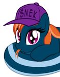  2016 alpha_channel badumsquish baseball_cap equine fan_character female forked_tongue ginger_hair hair hat horse hybrid kalianne lamia looking_at_viewer mammal my_little_pony orange_hair pony purple_eyes reptile scalie simple_background slit_pupils snake solo tongue transparent_background 