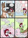  age_regression canine comic cub dog english_text hair husky kammypup kammypup_(artist) kangaroo mammal marsupial red_hair speech_bubble text young 