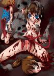  blood blue_eyes brown_hair eaten_alive guro guts headless intestines monster sex vore zombie zombies 
