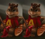  2012 alvin_and_the_chipmunks alvin_seville anthro brown_fur brown_hair chipmunk chopsticks clothing food fur hair hoodie lando male mammal rodent solo stereogram sushi tuna 