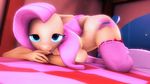  2016 3d_(artwork) anthro breasts cgi digital_media_(artwork) equine female fluttershy_(mlp) friendship_is_magic horse indigosfm looking_at_viewer mammal my_little_pony nude pony smile solo 