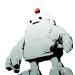  clayman full_body golem mother_(game) mother_3 no_humans serene_(gusarme) simple_background standing white_background 