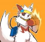  action_pose anthro bandanna featureless_crotch front_view looking_at_viewer mammal nintendo pok&eacute;mon scarf shoulder_bag signature video_games whiteleo zangoose 