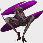  2_toes alien butt butt_grab hand_on_butt looking_at_viewer male mass_effect masturbation nude penis presenting presenting_hindquarters ramon_nemeris solo spread_legs spreading toes turian video_games 