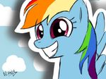  equine friendship_is_magic mammal my_little_pony pegasus rainbow rainbow_dash_(mlp) wings 