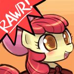  apple_bloom_(mlp) equine female friendship_is_magic horse lumineko mammal my_little_pony pony rawr 