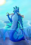  captainzepto melee_weapon naga outside scalie sea sun sword underwater water weapon 