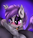  bat_pony equine female horrorshow_(artist) horse licking mammal my_little_pony nolegs_(oc) penis pony tongue tongue_out wings 