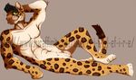  abs anthro balls cheetah distracting_watermark feline invalid_tag l-i-t-t-l-e_f-i-r-e male mammal nipples nude penis simple_background smile solo spots tapering_penis watermark 