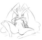  anthro anus aturn bottomless breasts clothed clothing female greyscale lagomorph long_ears lopunny mammal monochrome nintendo nipples pok&eacute;mon presenting presenting_anus presenting_pussy pussy rabbit shirt shirt_lift solo spread_legs spreading tagme video_games 