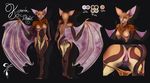  2016 anthro anus barefoot bat breasts brown_fur butt digital_media_(artwork) dripping female fur fuzzzytail kamaria leaking leaking_pussy mammal model_sheet nipples nude pussy raised_tail solo standing tongue tongue_out wings yellow_eyes 