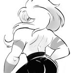  alien brokenlynx21 clothed clothing female gem_(species) jasper_(steven_universe) monochrome muscular solo steven_universe topless 