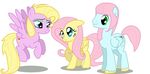  cutie_mark equine father female fluttershy_(mlp) friendship_is_magic hair horse long_hair mammal mature_female mother my_little_pony parent pegasus pink_hair pony wings 
