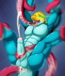  2015 abs anal anal_penetration anthro anus balls bdsm biceps big_balls big_muscles big_penis blue_scales bondage bound butt collared_lizard cum cum_in_ass cum_in_tentacles cum_inside cumshot digital_media_(artwork) erection forced front_view green_eyes humanoid_penis invalid_tag lizard male monroe_(monroethelizard) muscular muscular_male nude open_mouth orgasm partially_retracted_foreskin pecs penetration penis pose rape red_dragon_roar reptile scales scalie simple_background solo teeth tentacle_in_mouth tentacle_rape tentacle_sex tentacles thick_penis tongue tongue_out uncut vein yellow_scales 