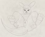  after_sex anus cum cum_in_pussy cum_inside infamousrel kangaroo mammal marsupial matilda monochrome open_mouth plump_labia presenting pussy sketch skippy:_adventures_in_bushtown spreading 