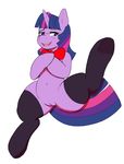  2016 chutzpaah clothed clothing digital_media_(artwork) equine female feral friendship_is_magic hair horn horse lying mammal my_little_pony on_back partially_clothed pony pussy solo twilight_sparkle_(mlp) unicorn 