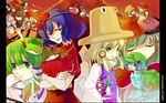  aki_minoriko aki_shizuha animal_ears backpack bag bird blonde_hair blue_eyes blue_hair bow broom brown_hair crow detached_sleeves eyes frog geta green_eyes green_hair hair_bobbles hair_ornament hair_ribbon hakurei_reimu hat highres inubashiri_momiji japanese_clothes kagiyama_hina kawashiro_nitori kirisame_marisa kochiya_sanae leaf leaf_hair_ornament long_hair moriya_suwako mountain_of_faith multiple_girls onbashira pillar purple_hair red_eyes ribbon rope shameimaru_aya shield short_hair siblings silver_hair sisters snake sword tail tengu-geta tokin_hat touhou twintails wallpaper weapon witch_hat wolf_ears wolf_tail yasaka_kanako yellow_eyes zanunoneko 