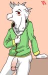  &lt;3 asriel_dreemurr boss_monster caprine dezz goat horn long_ears male mammal penis red_eyes simple_background undertale video_games 