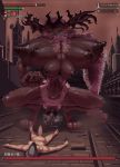  big_pussy bloodborne breasts censored demon female fromsoftware human male mammal multi_breast penis plump_labia pubes pussy 差詰そうたろう_(artist) 