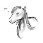  equine fluttershy_(mlp) friendship_is_magic horse lumineko mammal my_little_pony sketch 
