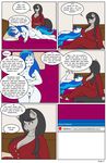  anthro anthrofied big_breasts blue_hair breasts cleavage clothed clothing comic dekomaru dialogue duo earth_pony english_text equine eyes_closed female friendship_is_magic fur grey_fur grey_hair hair horn horse mammal my_little_pony navel nipples nude octavia_(mlp) pony pubes pussy text thehotroom unicorn vinyl_scratch_(mlp) white_fur 