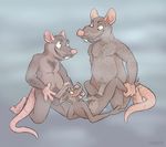  3_way balls body_hair cum male male/male mammal penis rat rats rodent shysketch 